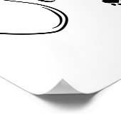 Minimale illustratie van de tekening van de spoorl poster (Hoek)