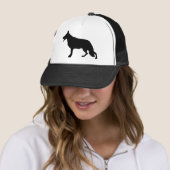 minimale illustratie van herder trucker pet (In situ)