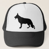 minimale illustratie van herder trucker pet (Voorkant)