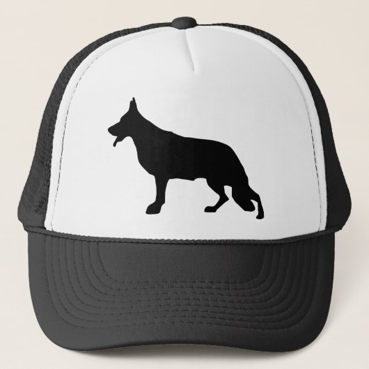 minimale illustratie van herder trucker pet (Voorkant)