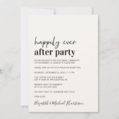 Minimale incasso voor moderne bruiloft aankondiging (Voorkant)