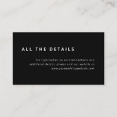 Minimale indeling | Gegevens over het zwarte en gr Informatiekaartje (Voorkant)