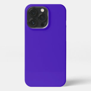 Minimale indigo blauw, stevig, modern iPhone 13 pro hoesje