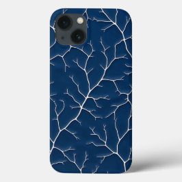 Minimale Indigo Tak iPhone Hoesje Look