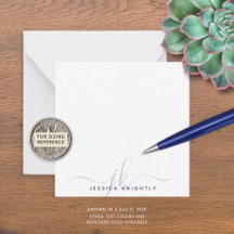 Minimale Initialen voor moderne marineblauw-Script