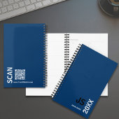 Minimale Initialen Zwart Blauw Wit Afspraak Planner