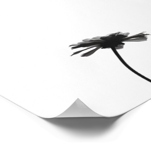 Minimale inktventilator Abstracte Florentijn in zw Poster (Hoek)