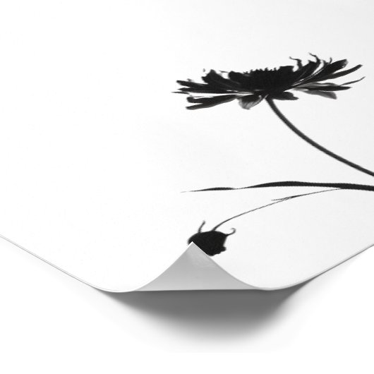 Minimale inktventilator Abstracte Florentijn in zw Poster (Hoek)