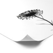 Minimale inktventilator Abstracte Florentijn in zw Poster (Hoek)