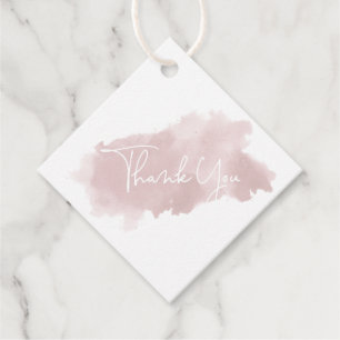 Minimale inktwas Hartelijk dank Bedankjes Labels