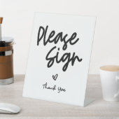 Minimale inloggegevens reclamebord met voetstuk (Insitu)