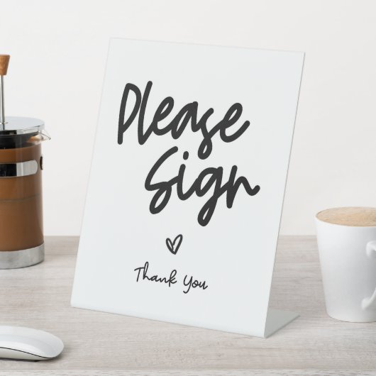 Minimale inloggegevens reclamebord met voetstuk (Insitu)