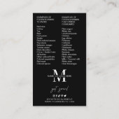 Minimale instructies voor het Whitening Aftercare Visitekaartje (Achterkant)