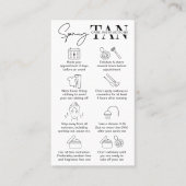 Minimale instructies voor verloskundige verstuivin visitekaartje (Voorkant)