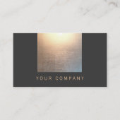 Minimale interieurontwerper Gold Black Visitekaartje (Voorkant)