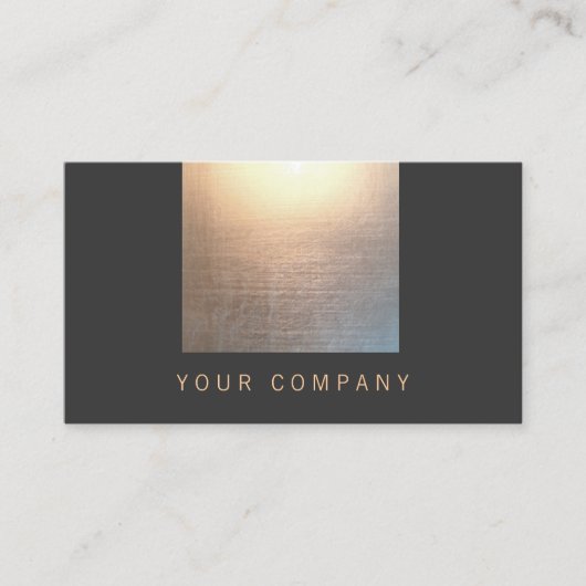 Minimale interieurontwerper Gold Black Visitekaartje (Voorkant)