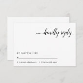 Minimale inzendkaart kaart (Voorkant / Achterkant)