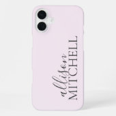 Minimale iPhone voor Script Calligraphy Hoesje (Achterkant)