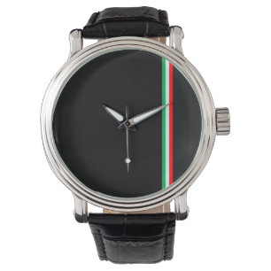 Minimale Italiaanse vlag Horloge