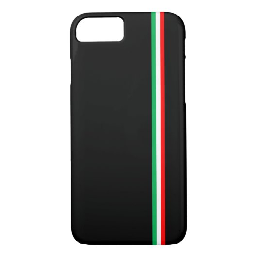 Minimale Italiaanse vlag-telefooncel Case-Mate iPhone Case (Achterkant)