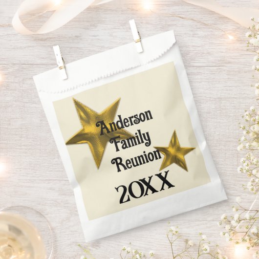 Minimale jaarbeurs voor gezinshereniging Gold Star Bedankzakje (Geknipt)