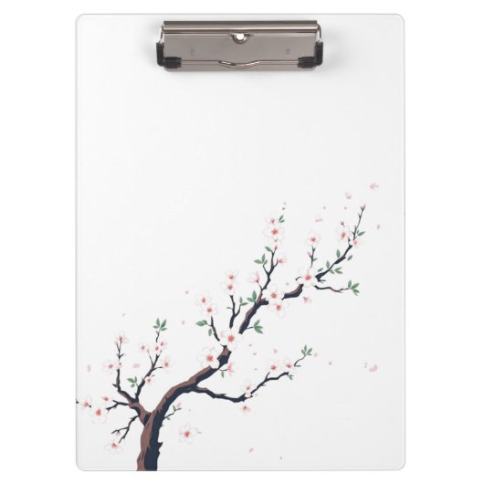 Minimale Japanse Boomtak Klembord (Voorkant)