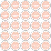 Minimale kaars koraal label blad 25 (Voorkant)