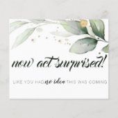 Minimale Kaart Eucalyptus Bridesmaid-voorstel (Voorkant)