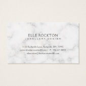 Minimale Kaart met witte marmer Gold-beeldscherm (Achterkant)