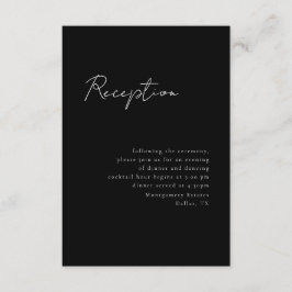 Minimale Kaart Script Reception Enclosure