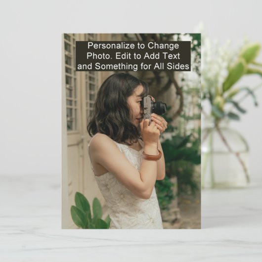 Minimale Kaart van de Gebeurtenis van de Geboorted (Staand voorkant)