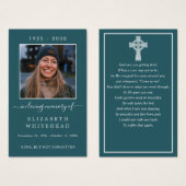 Minimale Kaart van de Schrift Celtic Prayer van de (Voorkant /achterkant)