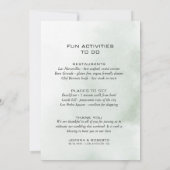 Minimale Kaart van het Eucalyptushuwelijk (Achterkant)