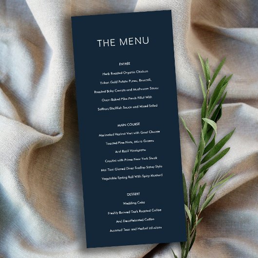 Minimale Kaart van het moderne Typografie Wedding 