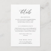 Minimale Kaart voor huwelijksgegevens (Voorkant)