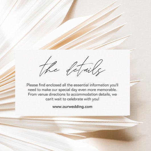 Minimale Kaart voor huwelijksgegevens