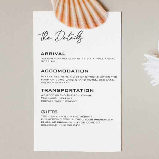 Minimale Kaart voor huwelijksgegevens