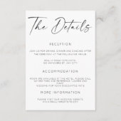 Minimale Kaart voor huwelijksgegevens (Voorkant)