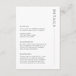 Minimale Kaart voor moderne detailgegevens