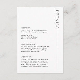 Minimale Kaart voor moderne detailgegevens