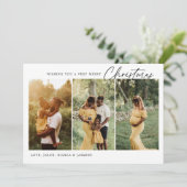 Minimale Kaart voor multicore-kerstfeestdagen (Staand voorkant)