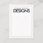 Minimale Kaart voor oorscherm Visitekaartje (Voorkant)