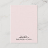 Minimale Kaart voor rendieverwant beeldscherm Visitekaartje (Achterkant)