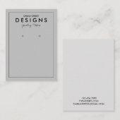 Minimale Kaart voor rendieverwant beeldscherm Visitekaartje (Voorkant / Achterkant)