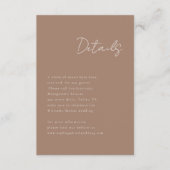 Minimale Kaart voor Script Details (Voorkant)