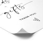 Minimale Kaarten en cadeauborden Poster (Hoek)