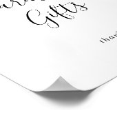 Minimale Kaarten en cadeauborden Poster (Hoek)