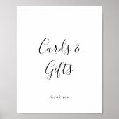 Minimale Kaarten en cadeauborden Poster (Voorkant)