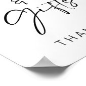 Minimale Kaarten en weddenschappen met cadeaus Poster (Hoek)