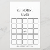 Minimale Kaarten van de Bingo van de Pieter (Voorkant)